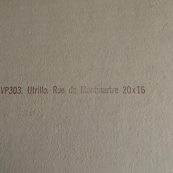 Vintage fine art print Rue de Montmartre 16" x 20" - Picture 9 of 9